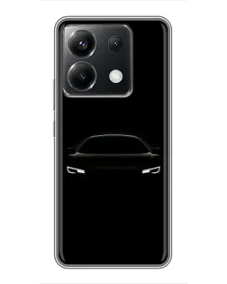 Чохол для Xiaomi POCO X6 5G з картинкою «Погляд Audi у темряві»