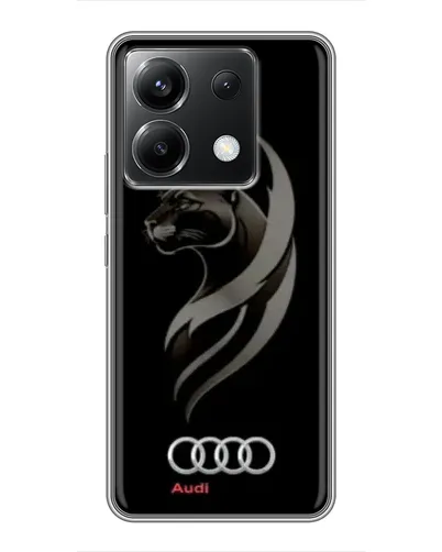 Чохол для Xiaomi POCO X6 5G з картинкою «Графіка — пантера та Audi»