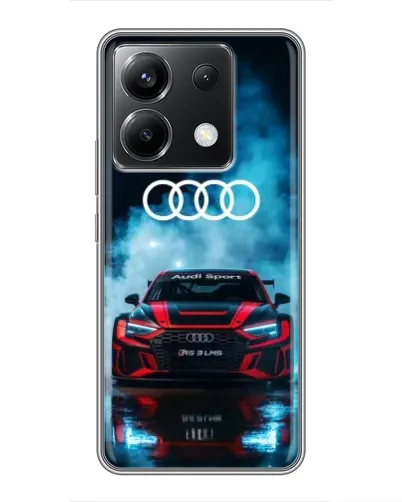 Чохол для Xiaomi POCO X6 5G з картинкою «Audi Sport — неон»
