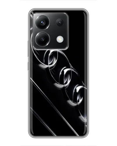 Чохол для Xiaomi POCO X6 5G з картинкою «Audi — абстрактні кільця»