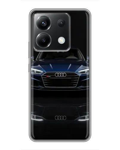Чохол для Xiaomi POCO X6 5G з картинкою «Audi — нічне відображення»