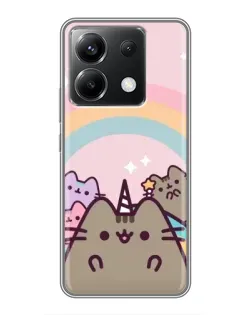 Чехол для Xiaomi POCO X6 5G с картинкой «Единорог Pusheen»