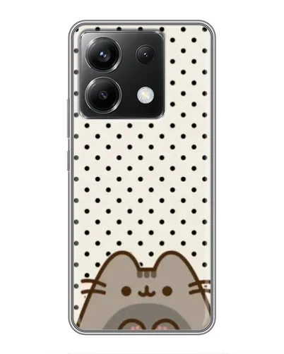 Чехол для Xiaomi POCO X6 5G с картинкой «Пушин в горошек» Чехол для Xiaomi POCO X6 5G с картинкой «Пушин в горошек»