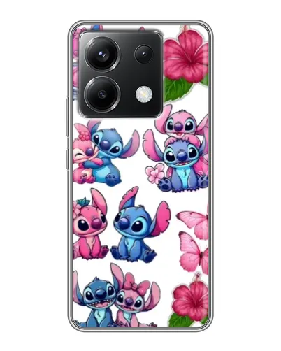 Чохол для Xiaomi POCO X6 5G з картинкою «Стікери Stitch та Angel»