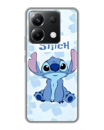 Чохол для Xiaomi POCO X6 5G з картинкою «Stitch серед квітів»
