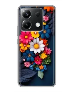 Чохол для Xiaomi POCO X6 5G з картинкою «Квіткова феєрія» Чохол для Xiaomi POCO X6 5G з картинкою «Квіткова феєрія»