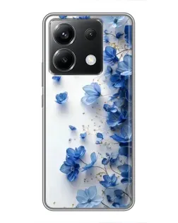 Чохол для Xiaomi POCO X6 5G з картинкою «Блакитний квітковий каскад» Чохол для Xiaomi POCO X6 5G з картинкою «Блакитний квітковий каскад»