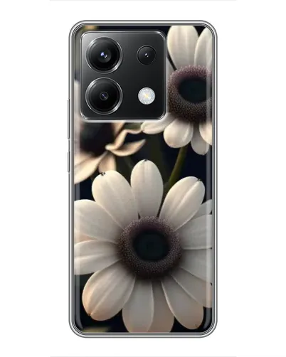 Чохол для Xiaomi POCO X6 5G з картинкою «Білі маргаритки макро»