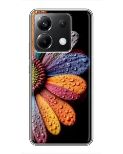 Чохол для Xiaomi POCO X6 5G з картинкою «Райдужна квітка» Чохол для Xiaomi POCO X6 5G з картинкою «Райдужна квітка»
