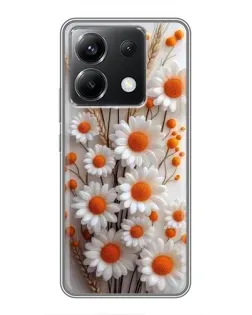 Чохол для Xiaomi POCO X6 5G з картинкою «Білі сухоцвіти» Чохол для Xiaomi POCO X6 5G з картинкою «Білі сухоцвіти»