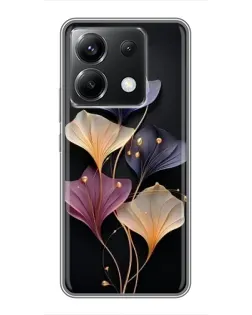 Чохол для Xiaomi POCO X6 5G з картинкою «Лілові квіти грації» Чохол для Xiaomi POCO X6 5G з картинкою «Лілові квіти грації»
