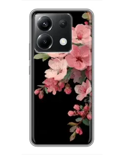 Чохол для Xiaomi POCO X6 5G з картинкою «Рожева гілка сакури» Чохол для Xiaomi POCO X6 5G з картинкою «Рожева гілка сакури»
