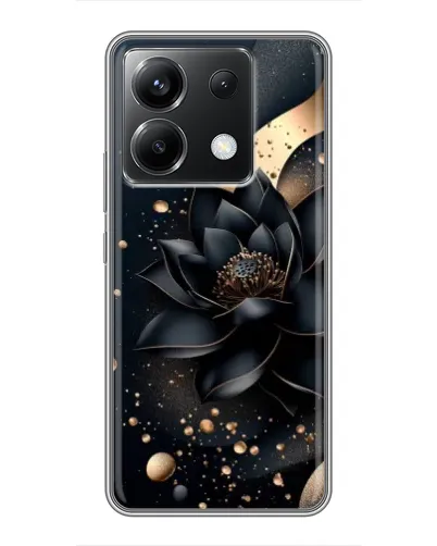 Чохол для Xiaomi POCO X6 5G з картинкою «Чорний лотос»
