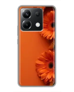 Чохол для Xiaomi POCO X6 5G з картинкою «Помаранчеві гербери» Чохол для Xiaomi POCO X6 5G з картинкою «Помаранчеві гербери»