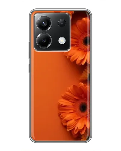 Чохол для Xiaomi POCO X6 5G з картинкою «Помаранчеві гербери»