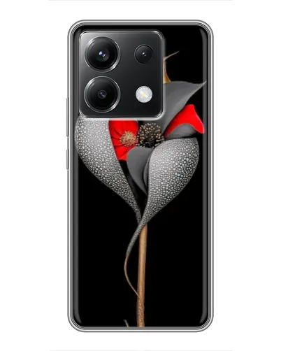 Чохол для Xiaomi POCO X6 5G з картинкою «Срібна фантазійна квітка» Чохол для Xiaomi POCO X6 5G з картинкою «Срібна фантазійна квітка»