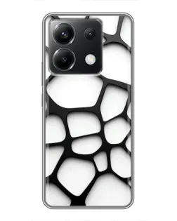 Чохол для Xiaomi POCO X6 5G з картинкою «Біла об'ємна сітка» Чохол для Xiaomi POCO X6 5G з картинкою «Біла об'ємна сітка»