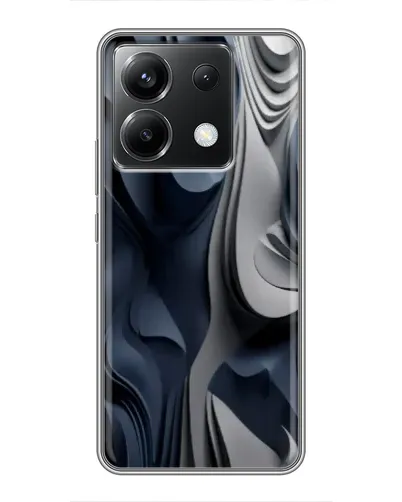 Чохол для Xiaomi POCO X6 5G з картинкою «Об'ємні сині складки» Чохол для Xiaomi POCO X6 5G з картинкою «Об'ємні сині складки»