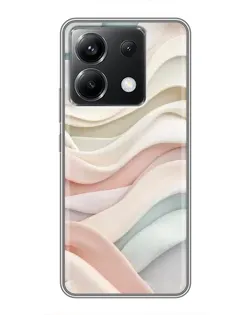 Чохол для Xiaomi POCO X6 5G з картинкою «Пастельні ніжні хвилі»