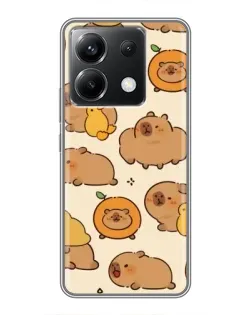 Чохол для Xiaomi POCO X6 5G з картинкою «Капібари з апельсинами» Чохол для Xiaomi POCO X6 5G з картинкою «Капібари з апельсинами»
