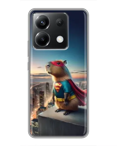 Чохол для Xiaomi POCO X6 5G з картинкою «Капі-мен супергерой» Чохол для Xiaomi POCO X6 5G з картинкою «Капі-мен супергерой»