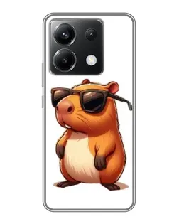 Чохол для Xiaomi POCO X6 5G з картинкою «Капібара в окулярах» Чохол для Xiaomi POCO X6 5G з картинкою «Капібара в окулярах»
