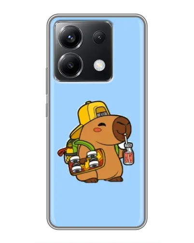Чохол для Xiaomi POCO X6 5G з картинкою «Капібара на скейті» Чохол для Xiaomi POCO X6 5G з картинкою «Капібара на скейті»