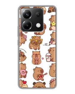 Чохол для Xiaomi POCO X6 5G з картинкою «Стікерпак з капібарами» Чохол для Xiaomi POCO X6 5G з картинкою «Стікерпак з капібарами»