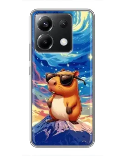 Чохол для Xiaomi POCO X6 5G з картинкою «Капібара Ван Гога» Чохол для Xiaomi POCO X6 5G з картинкою «Капібара Ван Гога»
