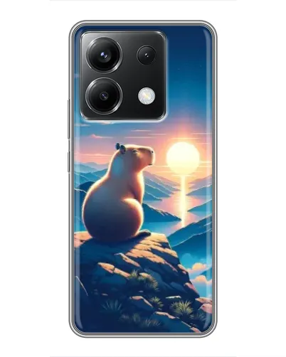 Чохол для Xiaomi POCO X6 5G з картинкою «Захід сонця з капібарою» Чохол для Xiaomi POCO X6 5G з картинкою «Захід сонця з капібарою»