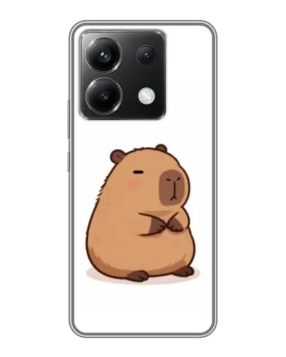 Чохол для Xiaomi POCO X6 5G з картинкою «Товстенька капібара» Чохол для Xiaomi POCO X6 5G з картинкою «Товстенька капібара»