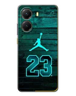 Чехол для Xiaomi POCO X7 Pro с картинкой «Jordan Cyan 23»