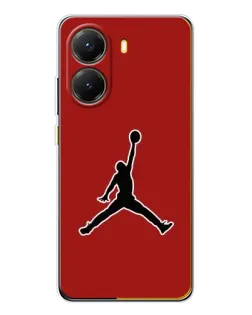 Чехол для Xiaomi POCO X7 Pro с картинкой «Jordan Red Back»