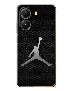 Чехол для Xiaomi POCO X7 Pro с картинкой «Jordan Dark Carbon»