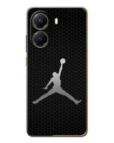 Чехол для Xiaomi POCO X7 Pro с картинкой «Jordan Dark Carbon»