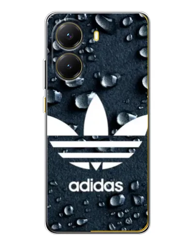 Чехол для Xiaomi POCO X7 Pro с картинкой «Adidas Trefoil Blue»