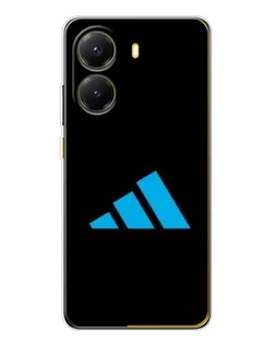 Чехол для Xiaomi POCO X7 Pro с картинкой «Adidas Cyan Logo»