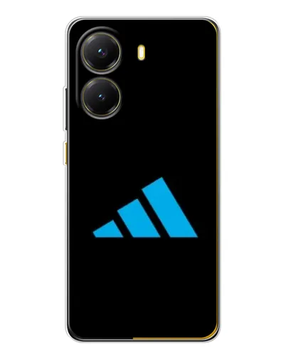 Чехол для Xiaomi POCO X7 Pro с картинкой «Adidas Cyan Logo»