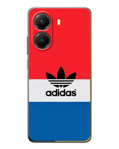 Чехол для Xiaomi POCO X7 Pro с картинкой «Ретро блоки Adidas»