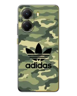 Чехол для Xiaomi POCO X7 Pro с картинкой «Милитари стиль Adidas»