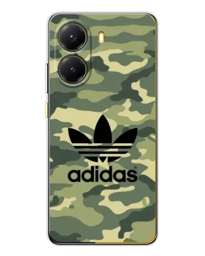 Чехол для Xiaomi POCO X7 Pro с картинкой «Милитари стиль Adidas»