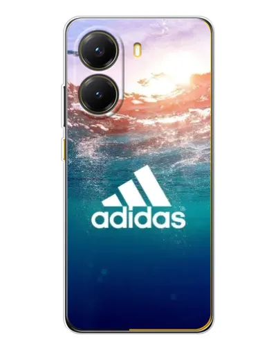 Чехол для Xiaomi POCO X7 Pro с картинкой «Океанская глубина адидас»