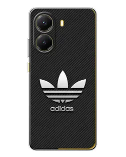 Чехол для Xiaomi POCO X7 Pro с картинкой «Adidas Карбоновая текстура»