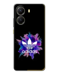 Чехол для Xiaomi POCO X7 Pro с картинкой «Взрыв красок Adidas»