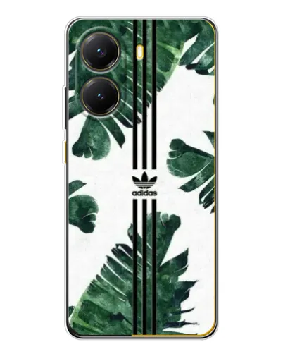 Чехол для Xiaomi POCO X7 Pro с картинкой «Пальмовые листья адидас»