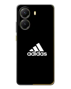 Чехол для Xiaomi POCO X7 Pro с картинкой «Черная классика Adidas»