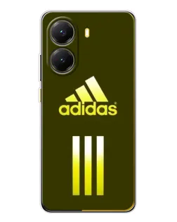 Чехол для Xiaomi POCO X7 Pro с картинкой «Оливковый градиент Adidas»