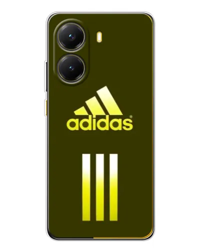 Чехол для Xiaomi POCO X7 Pro с картинкой «Оливковый градиент Adidas»