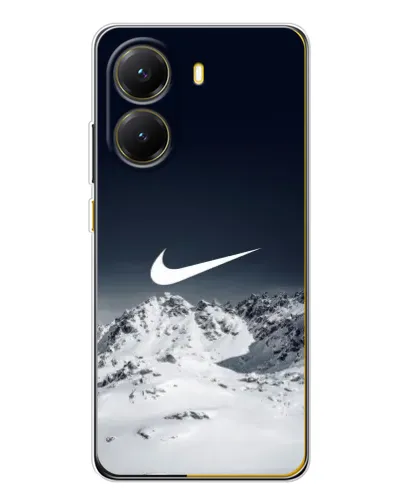 Чехол для Xiaomi POCO X7 Pro с картинкой «Nike — зимние горы» Чехол для Xiaomi POCO X7 Pro с картинкой «Nike — зимние горы»