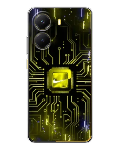 Чехол для Xiaomi POCO X7 Pro с картинкой «Nike — золотая искра» Чехол для Xiaomi POCO X7 Pro с картинкой «Nike — золотая искра»